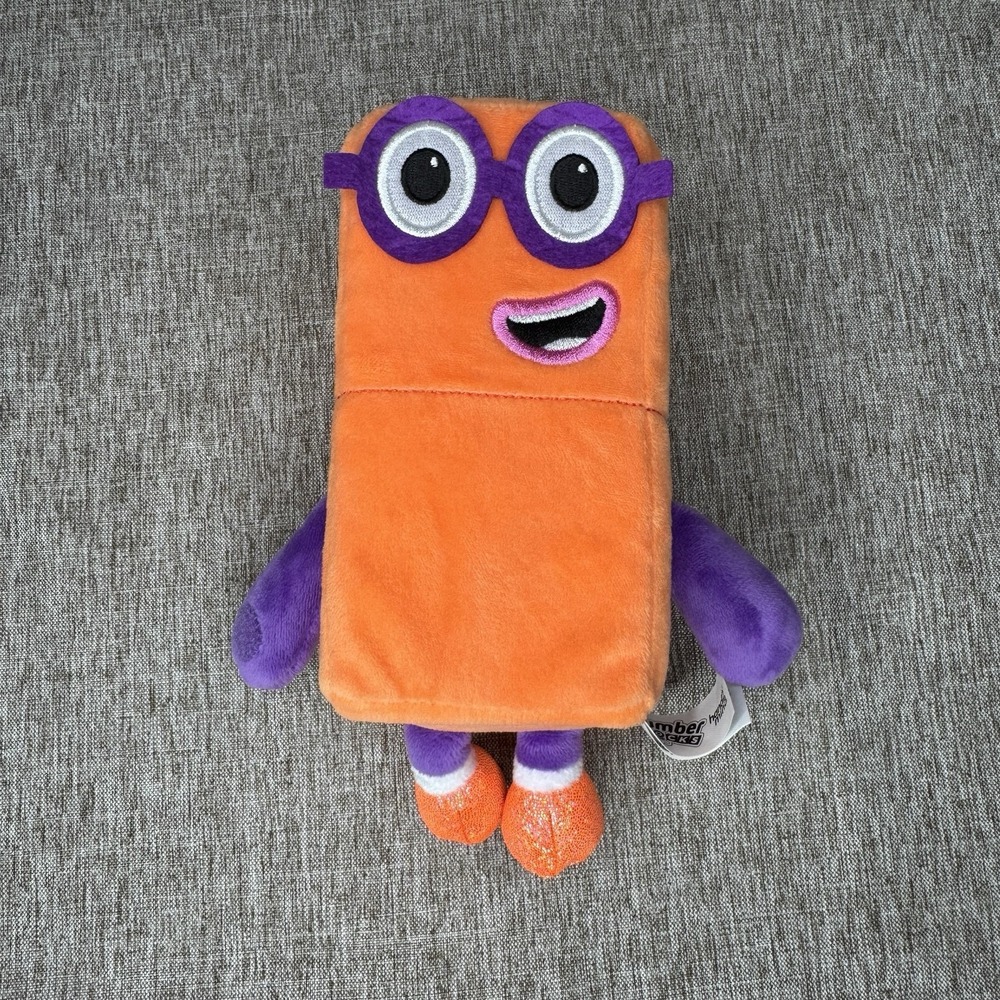 Hand2mind Number Blocks "Number 2 Plush Only" One and Two Playful Pals 2022